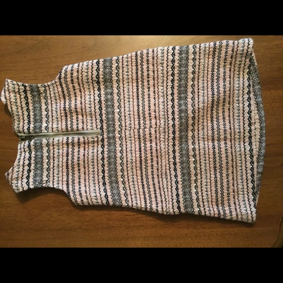 OSH KOSH Grey & Pink Striped Tweed Jumper Sz 4T - Picture 2 of 6